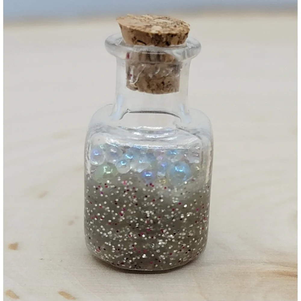 1:12 1:6‎ Miniature Dollhouse Potion Bottle Scientist Halloween Decor Jar Witch
